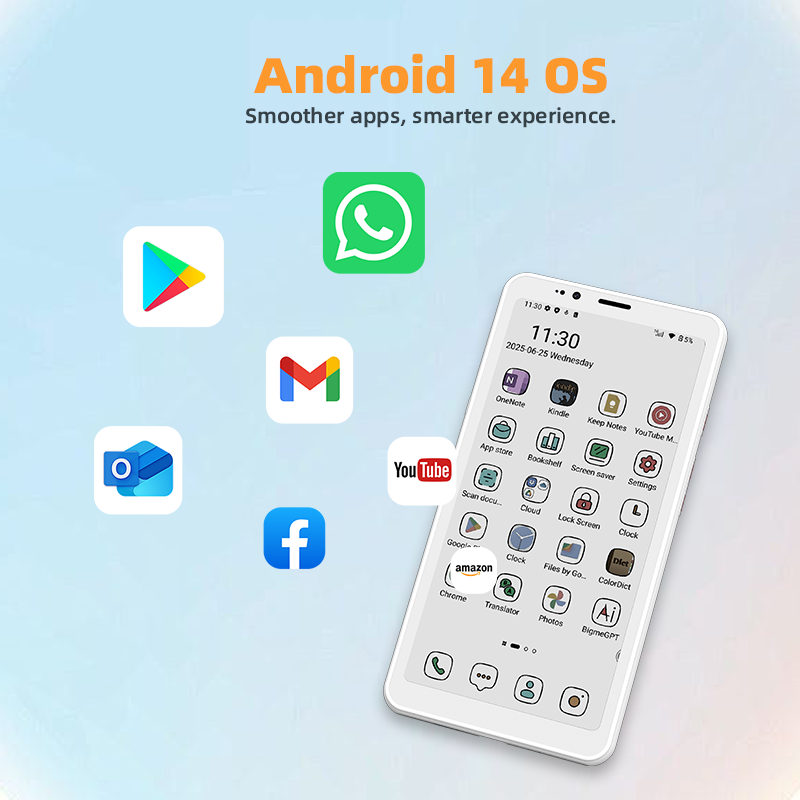 Black Friday Sale--Bigme  4G color ePaper smartphone Hibreak S with Android 14 OS