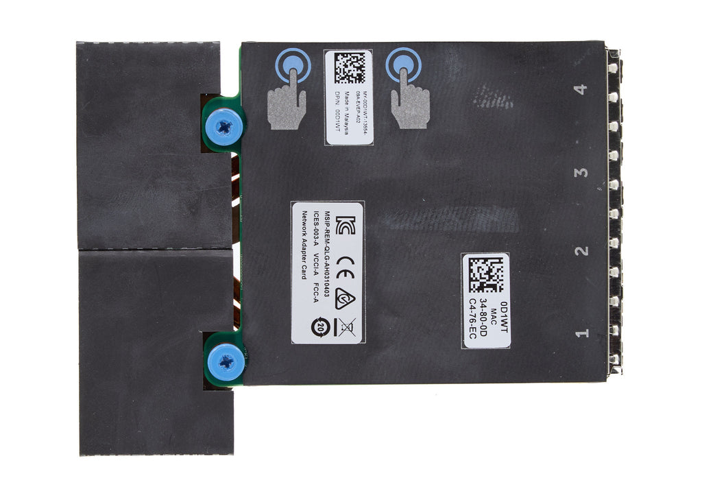 Dell QLogic FastLinQ QL41162HMRJ-DE Quad Port 10GB/1GB RJ45 rNDC