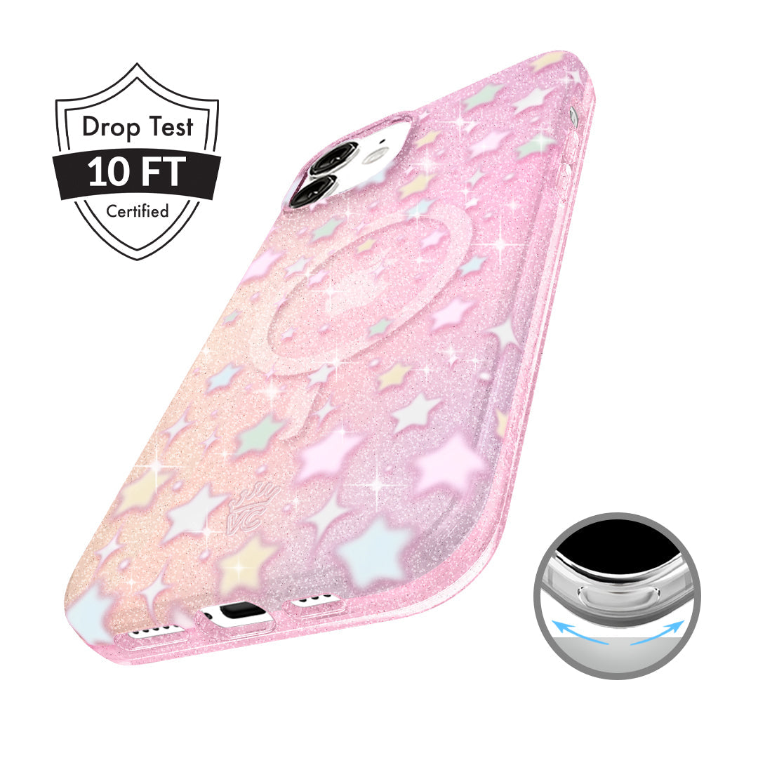 Falling Star Glitter iPhone Case
