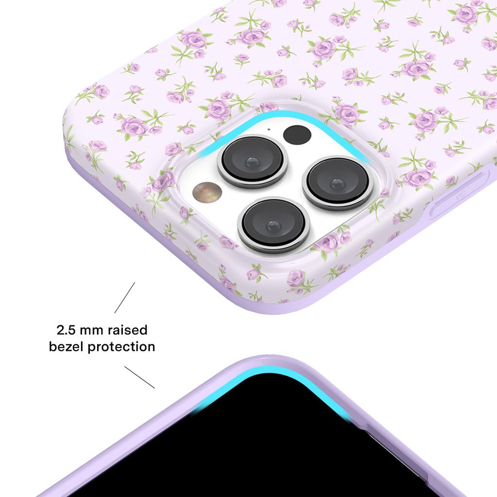 Dainty Lilac Floral iPhone Case