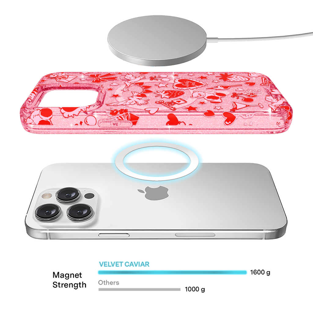 Be Mine Glitter iPhone Case