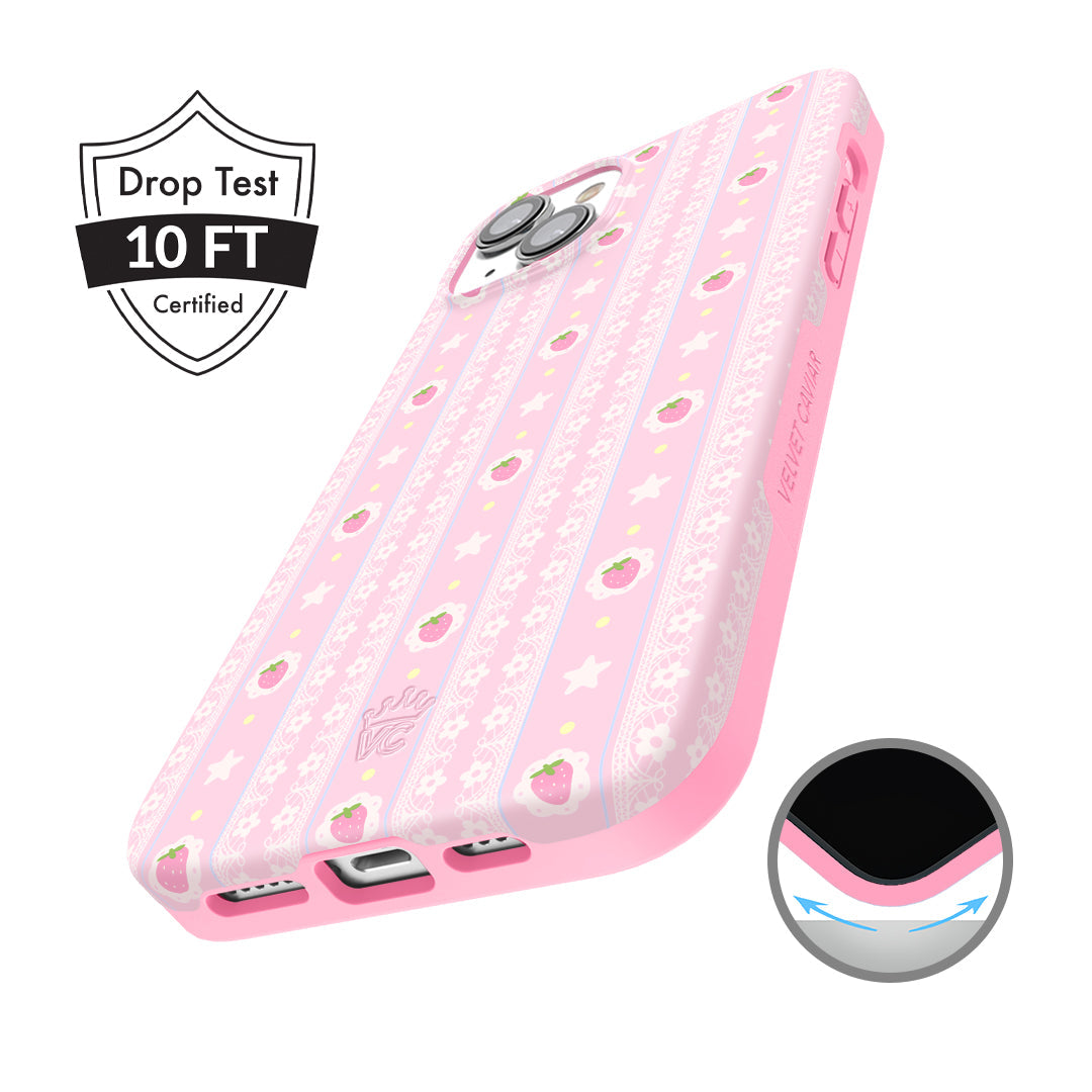 Strawberry Macaron iPhone Case