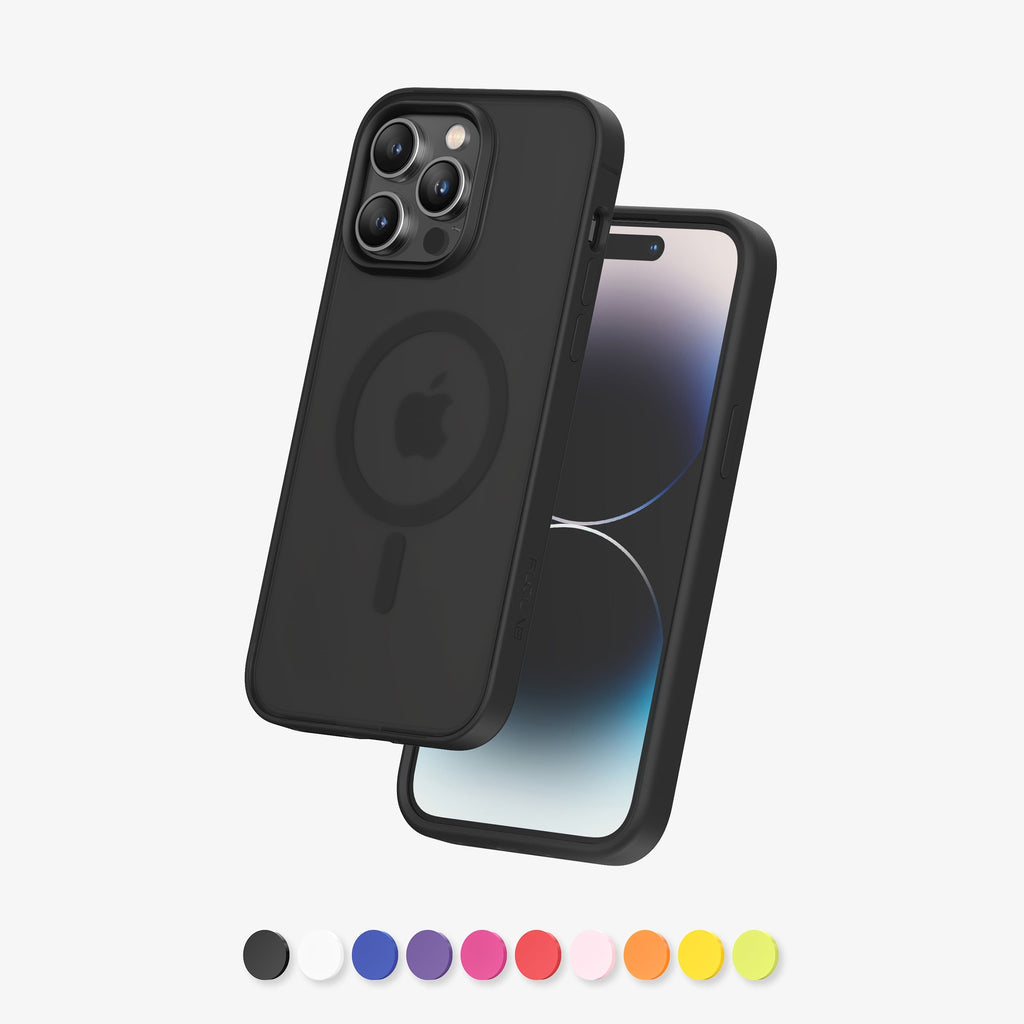 FLOLAB Surtect Tri-Fusion MagSafe Compatible Case – iPhone 14 Series (Stealth Black Frost)