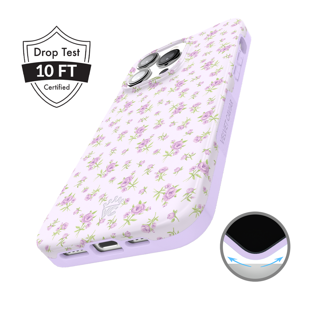 Dainty Lilac Floral iPhone Case