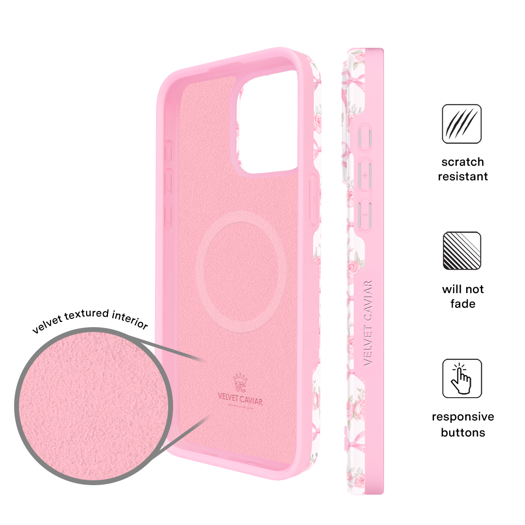 Lovely Pink Bows iPhone Case