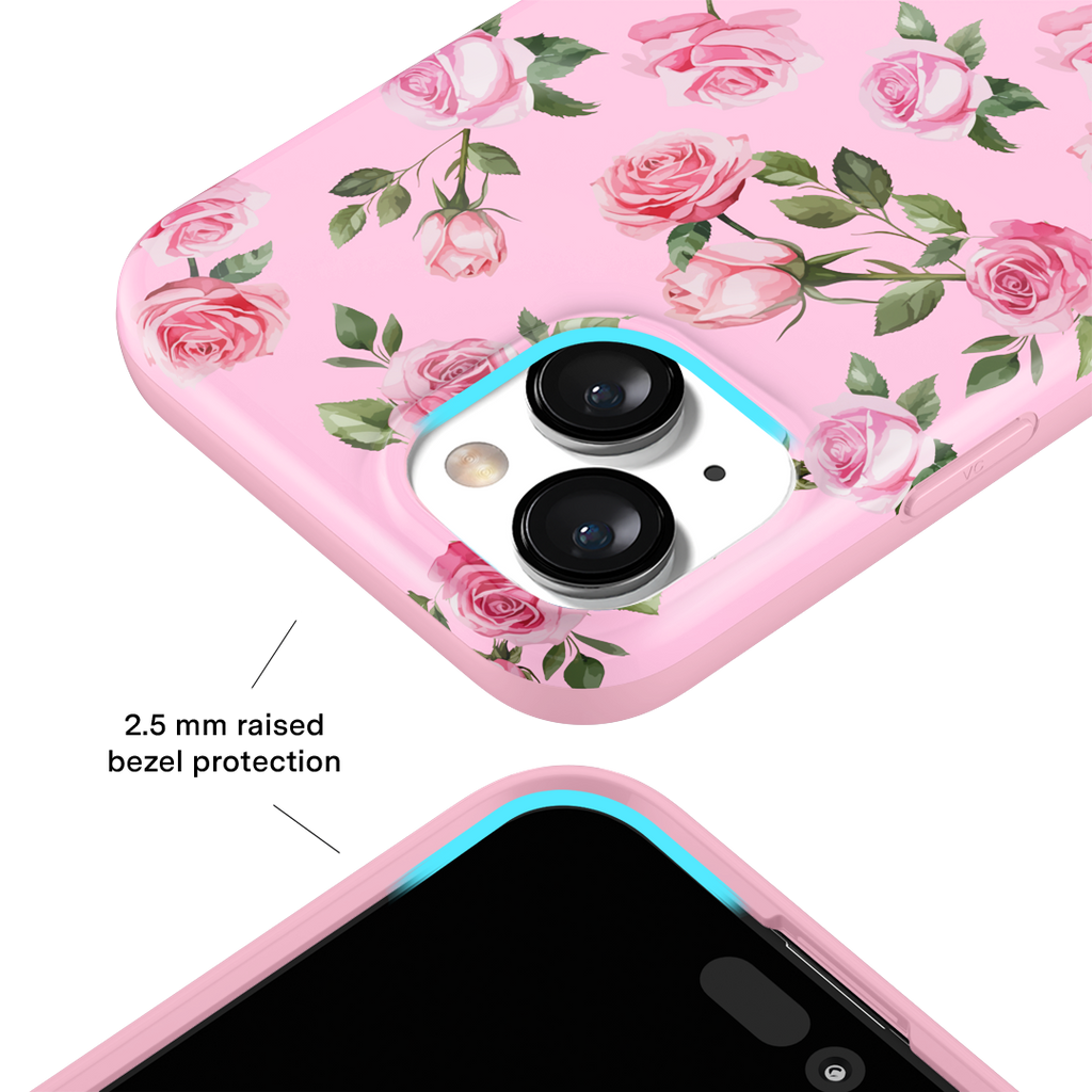 Baby Pink Roses iPhone Case