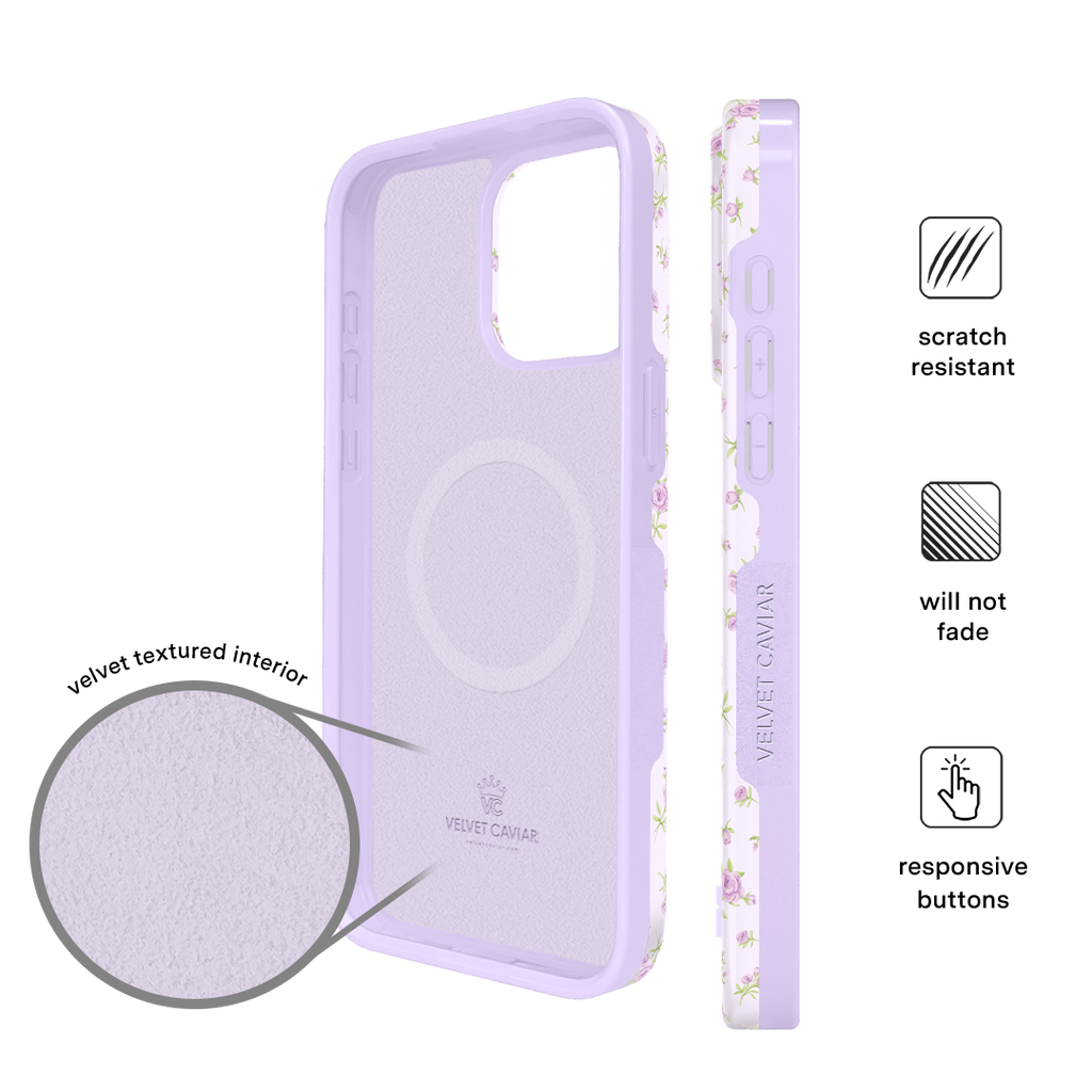 Dainty Lilac Floral iPhone Case