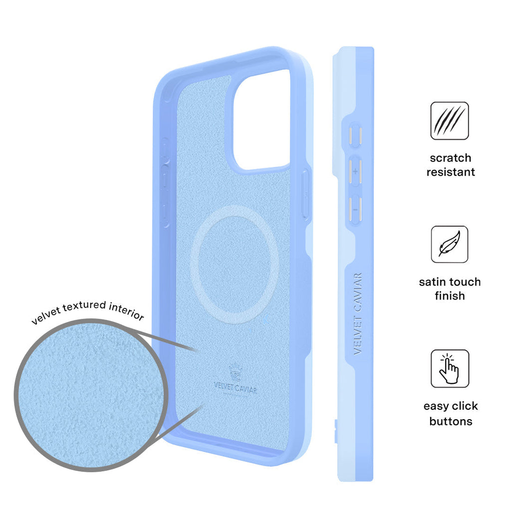 Cotton Candy Blue iPhone Case