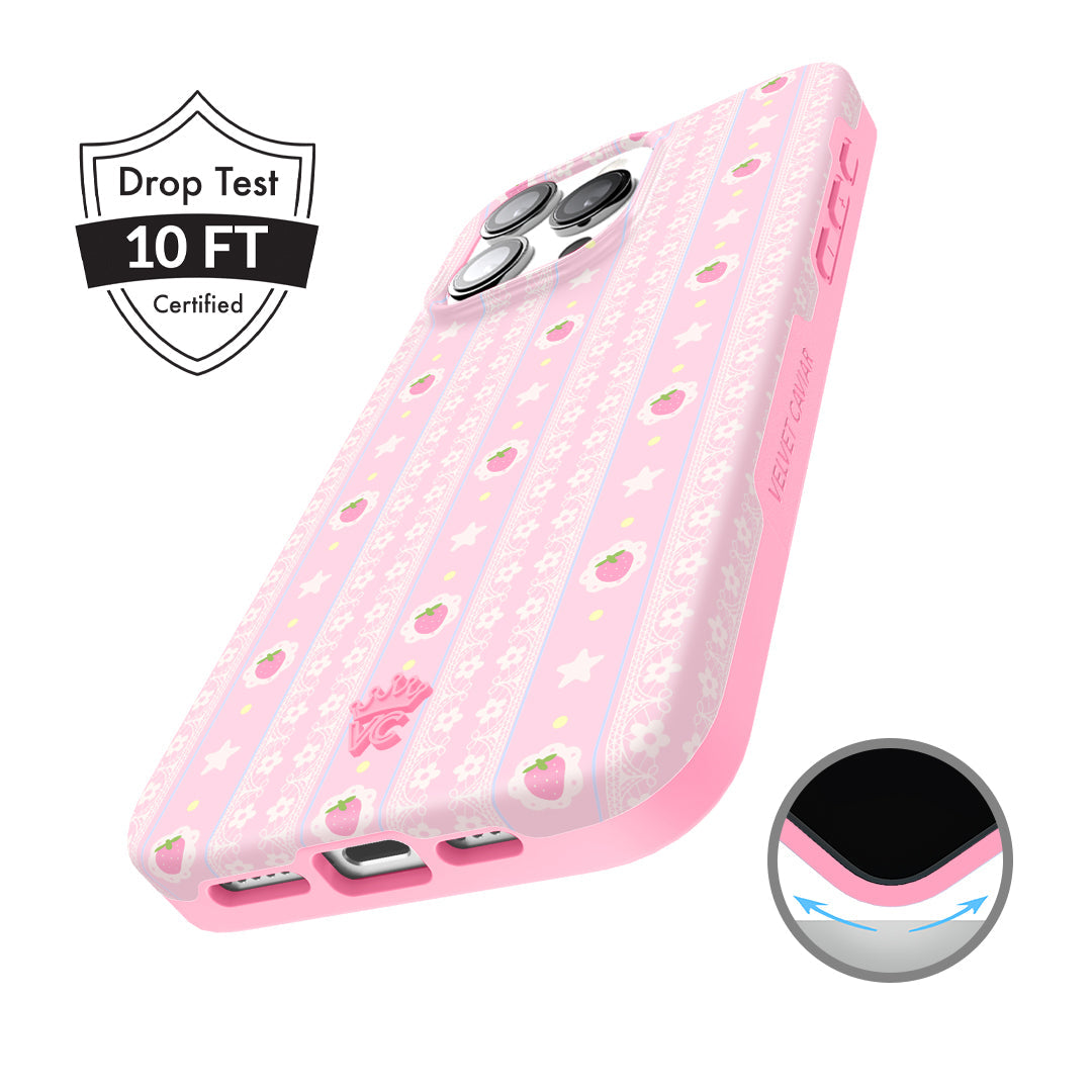 Strawberry Macaron iPhone Case