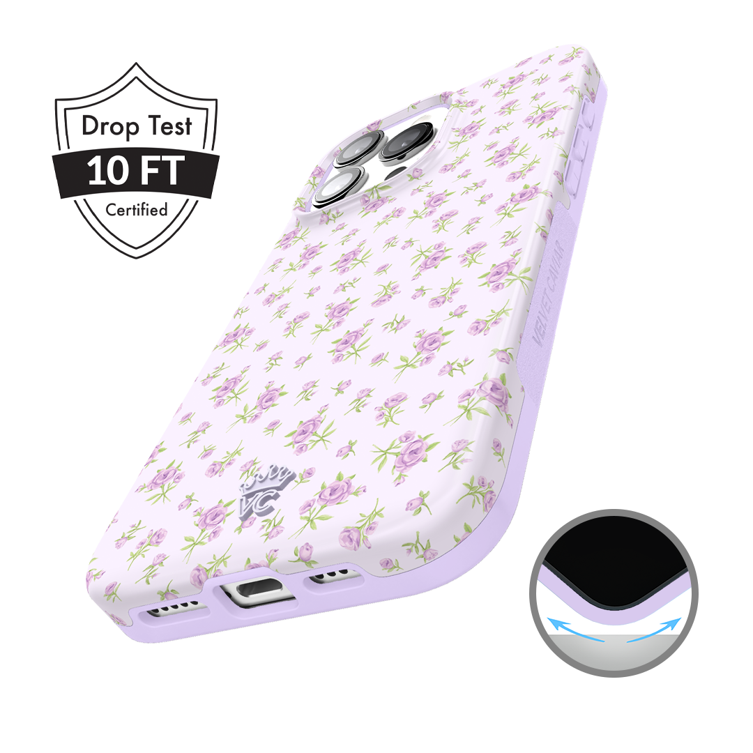 Dainty Lilac Floral iPhone Case