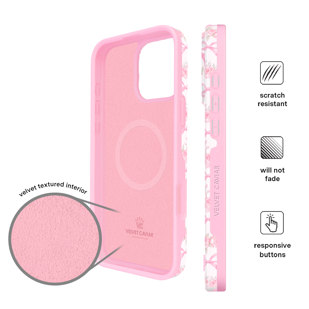 Lovely Pink Bows iPhone Case