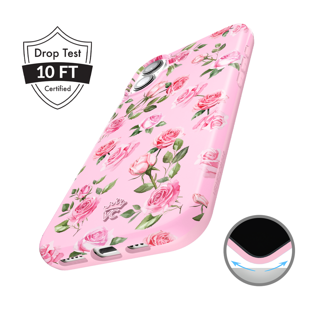 Baby Pink Roses iPhone Case