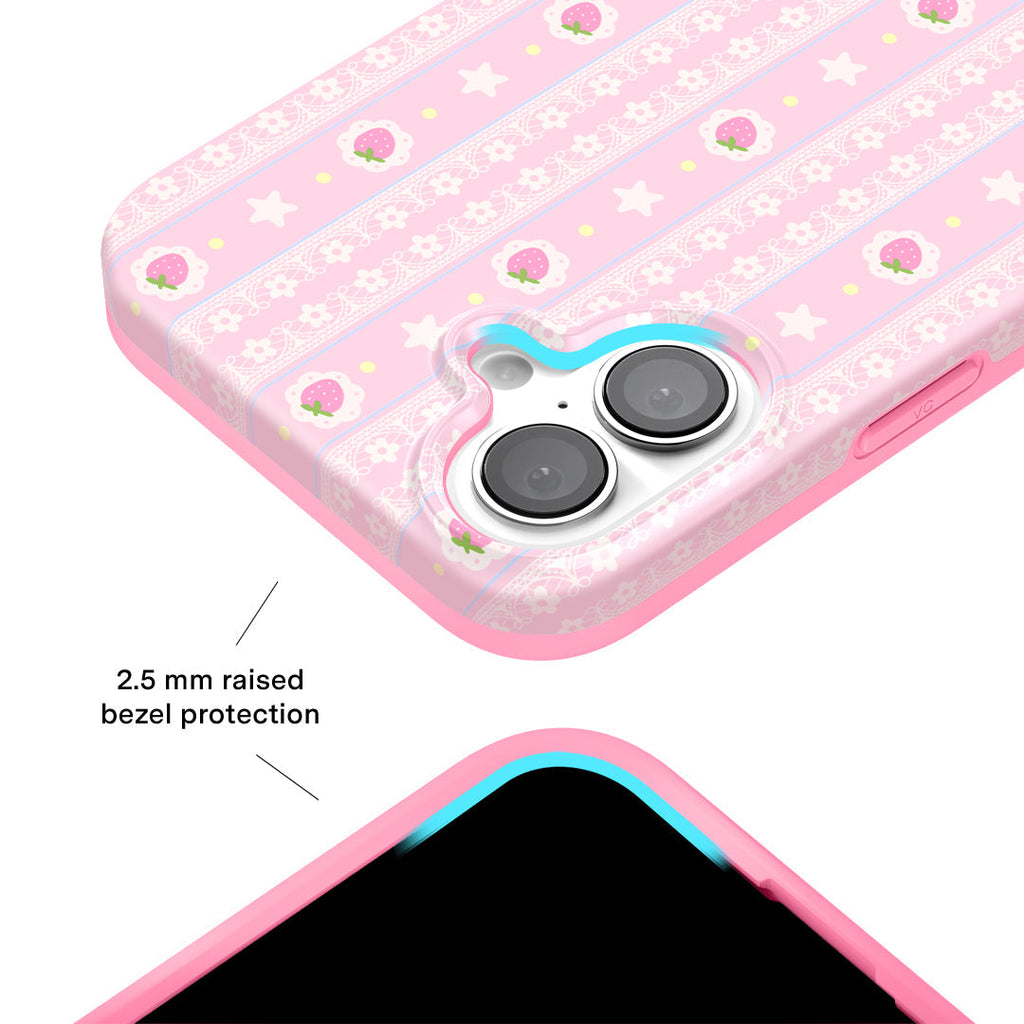 Strawberry Macaron iPhone Case