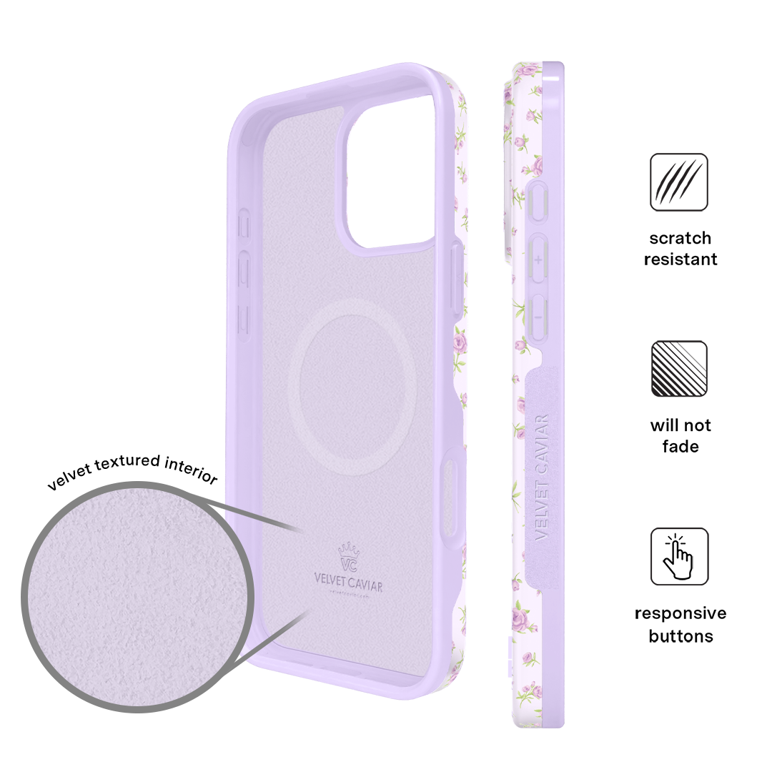 Dainty Lilac Floral iPhone Case