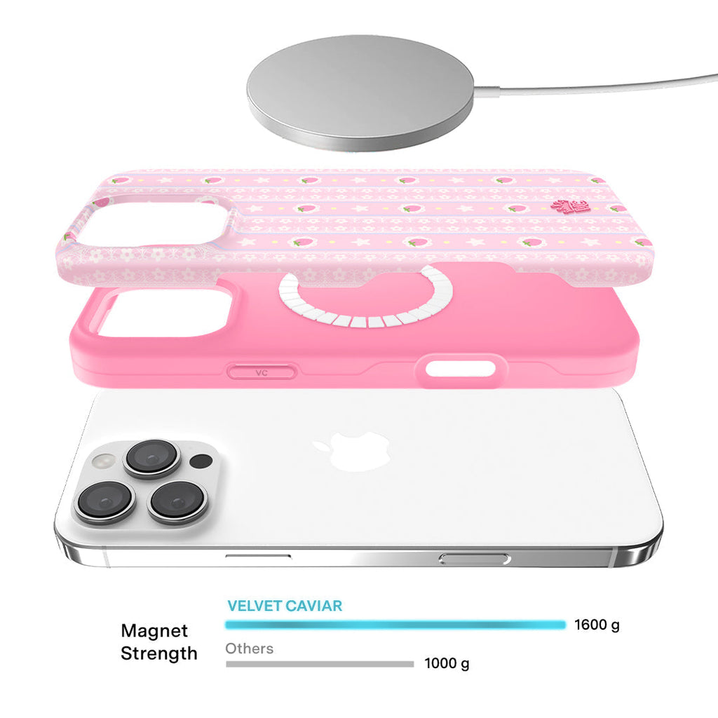 Strawberry Macaron iPhone Case