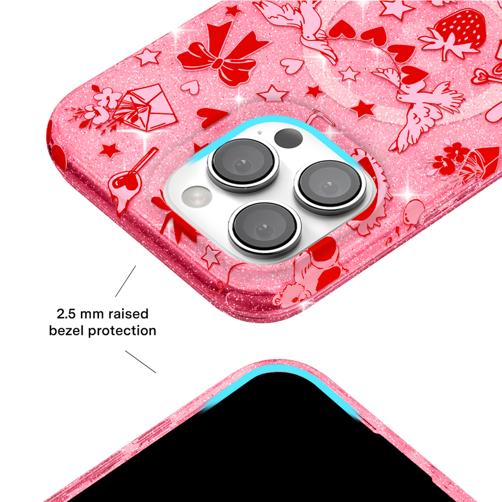 Be Mine Glitter iPhone Case