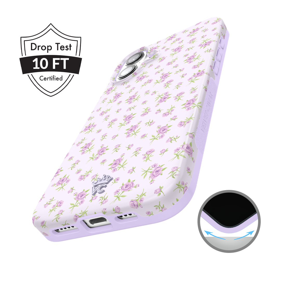 Dainty Lilac Floral iPhone Case