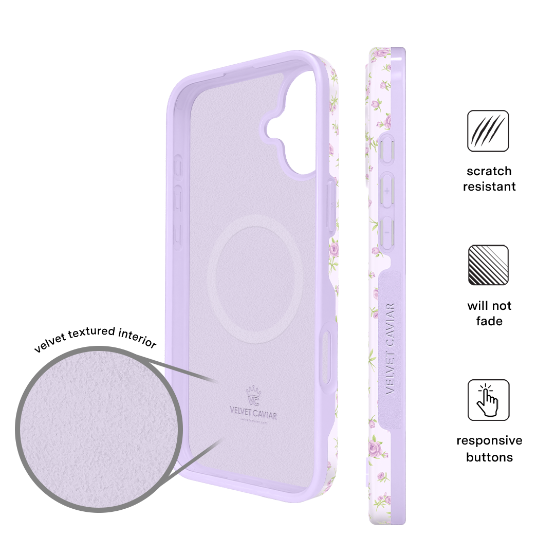 Dainty Lilac Floral iPhone Case