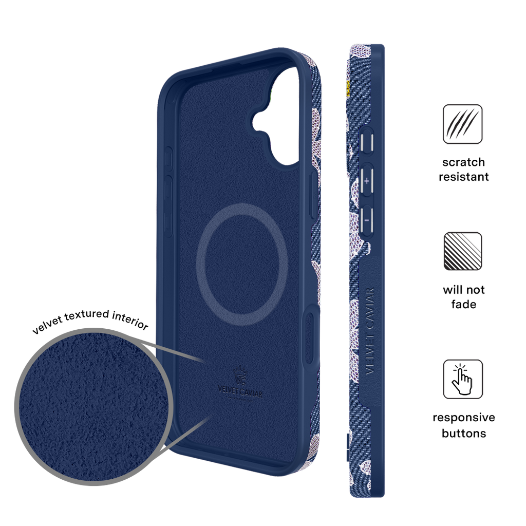 Denim Daisy iPhone Case