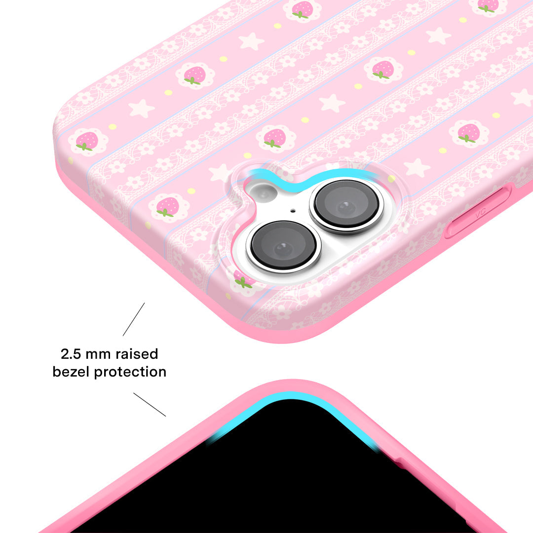 Strawberry Macaron iPhone Case