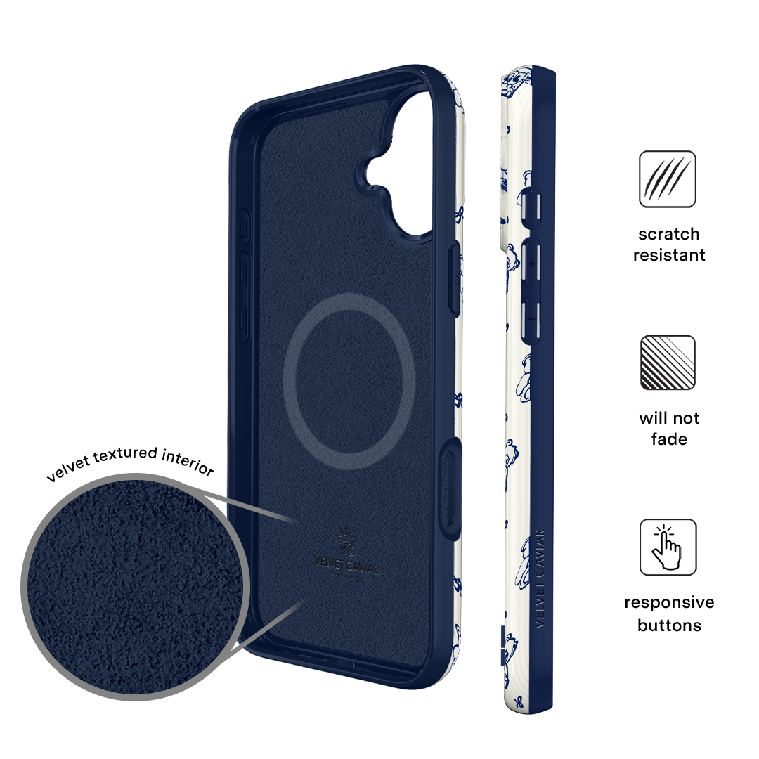 Preppy Teddy iPhone Case