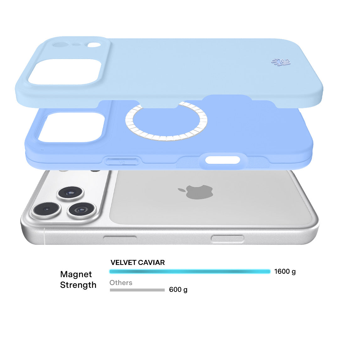 Cotton Candy Blue iPhone Case