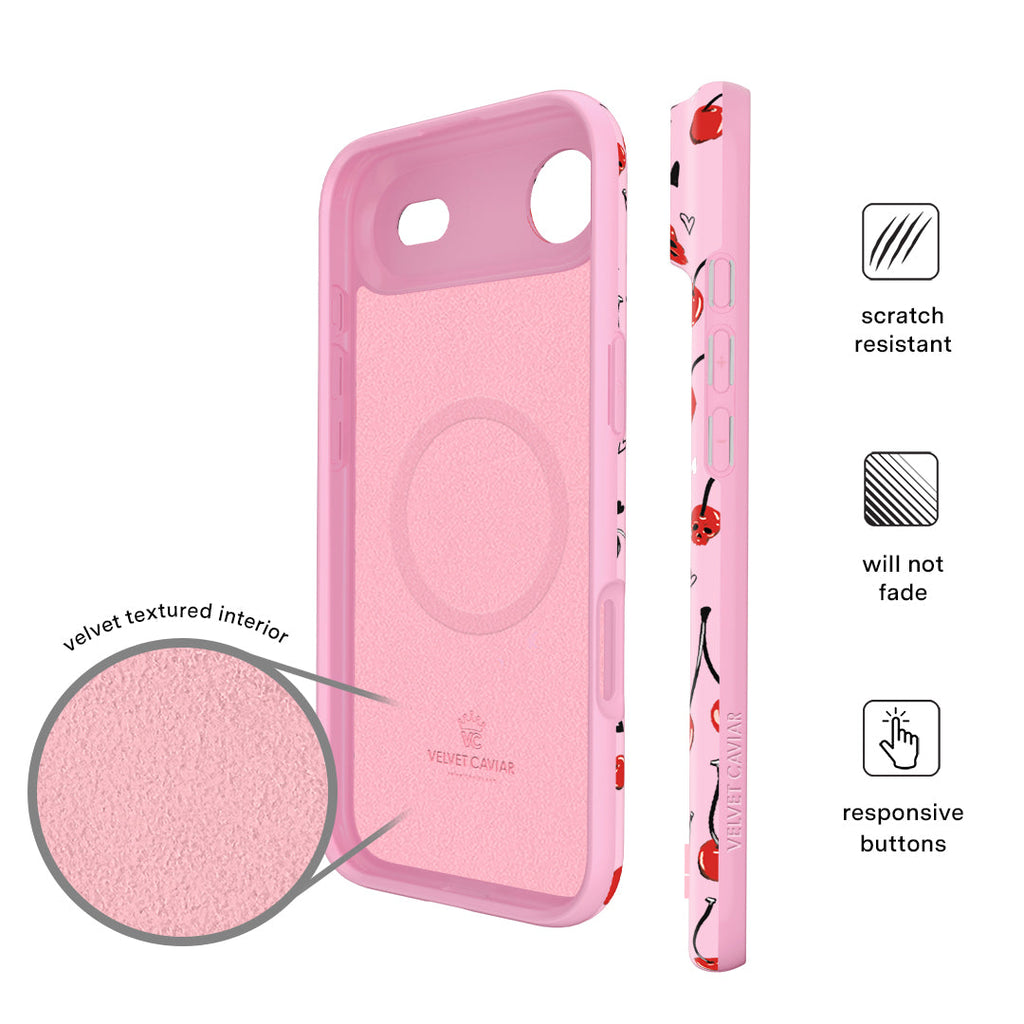 Sour Cherry Skulls iPhone Case