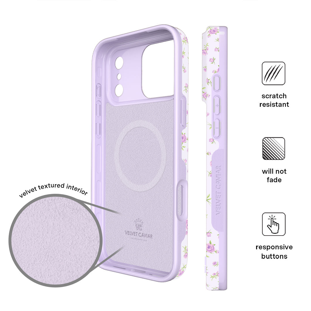 Dainty Lilac Floral iPhone Case