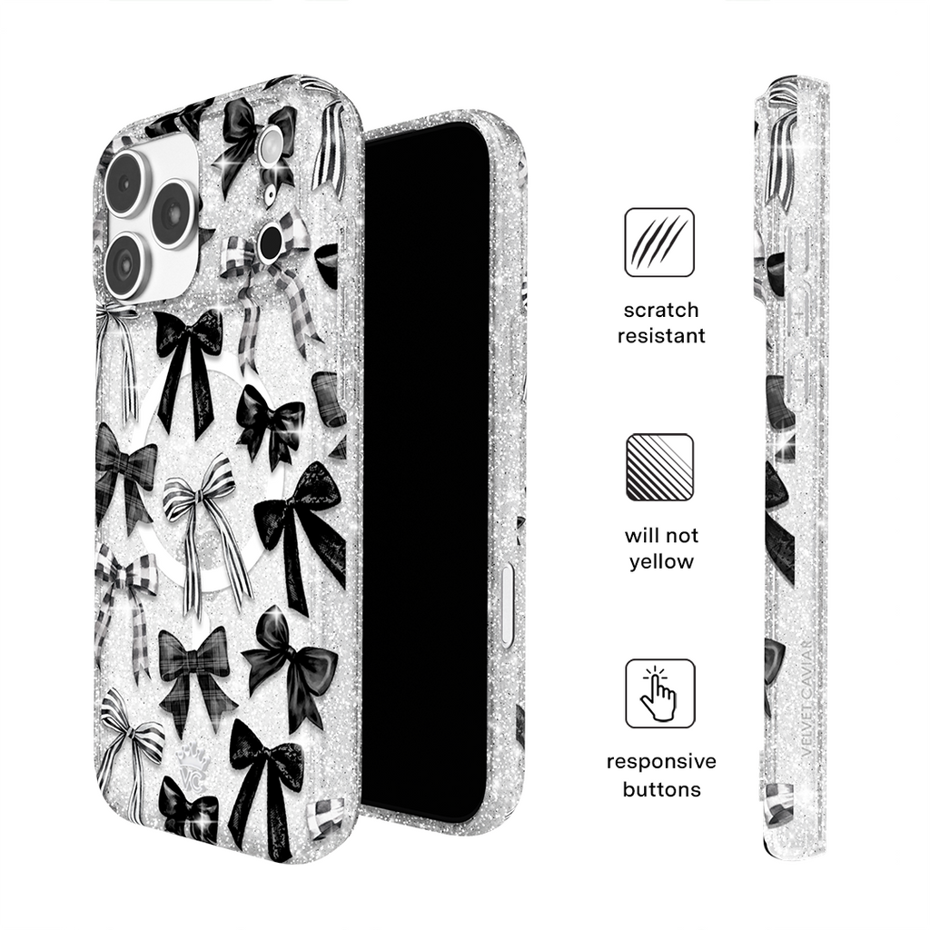 Gothic Bows iPhone Case