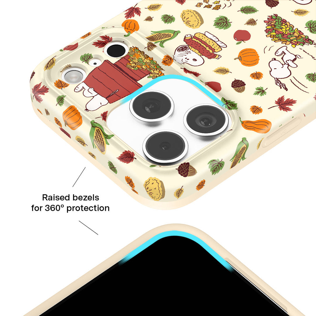 Snoopy Autumn Leaves iPhone Case