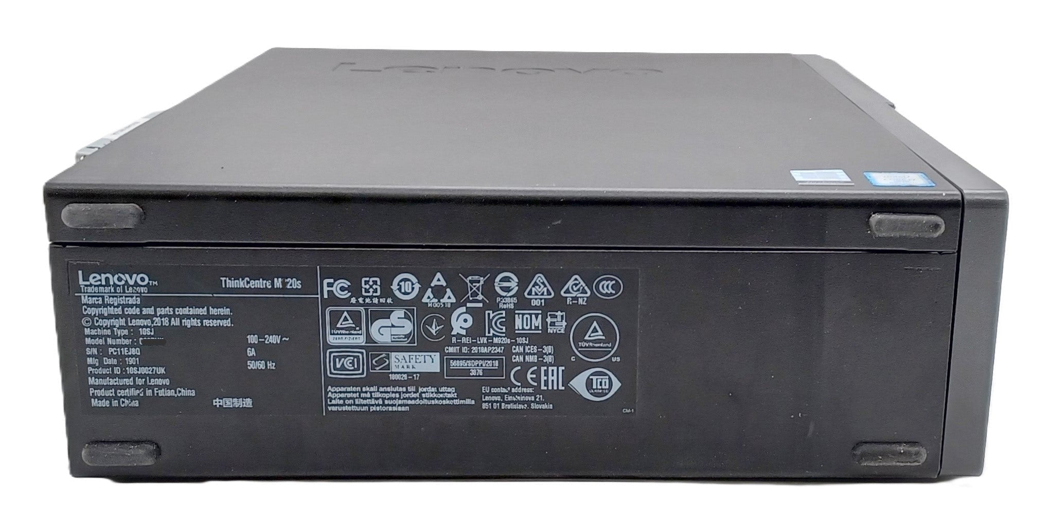 Lenovo ThinkCentre M720s SFF PC, Core i5 9th Gen, 8GB RAM, 256GB SSD, Windows 11