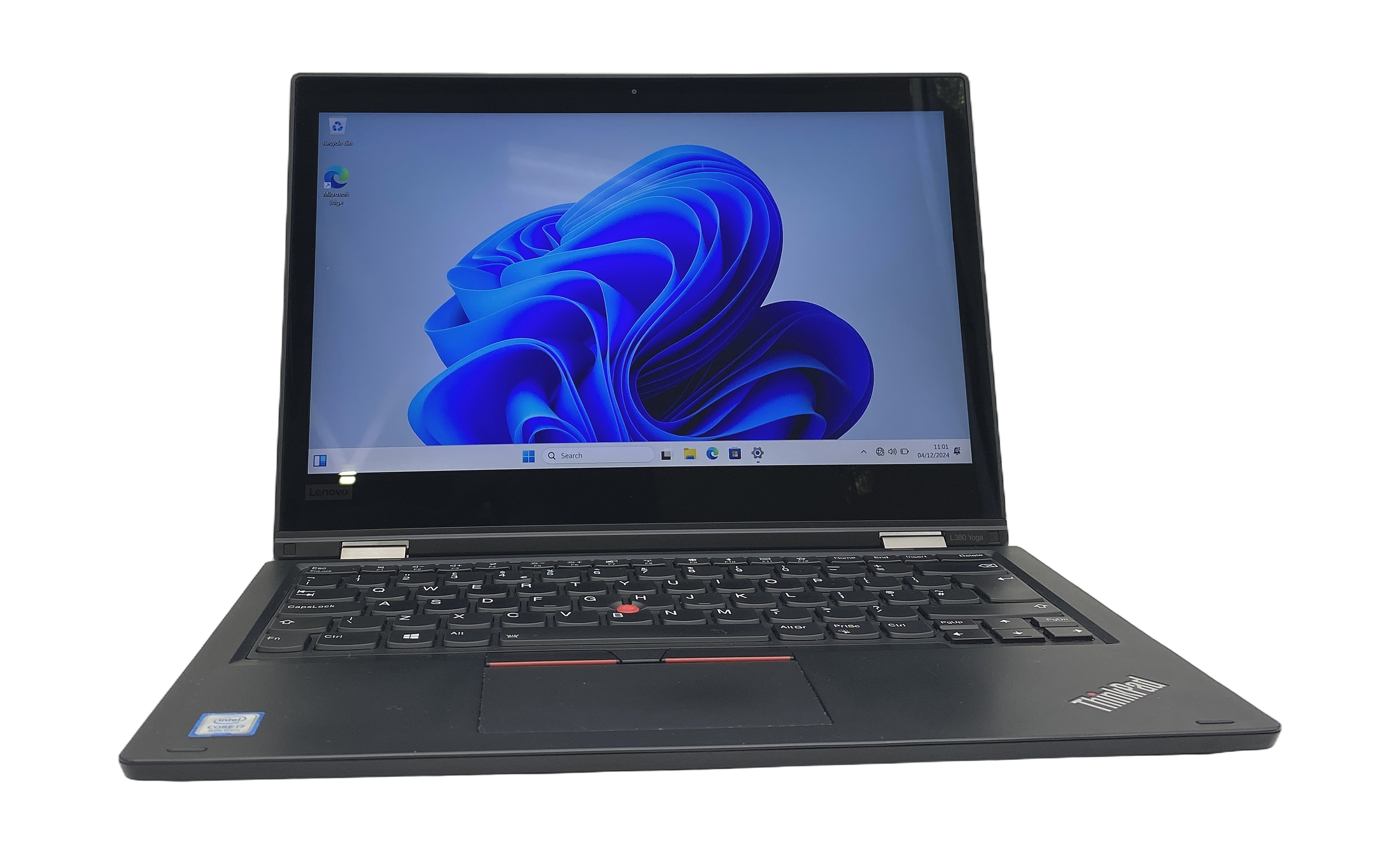 Lenovo ThinkPad L380 Yoga Laptop, 13.3" i7 8th Gen, 8GB RAM, 256GB SSD, Windows 11 (Grade C)