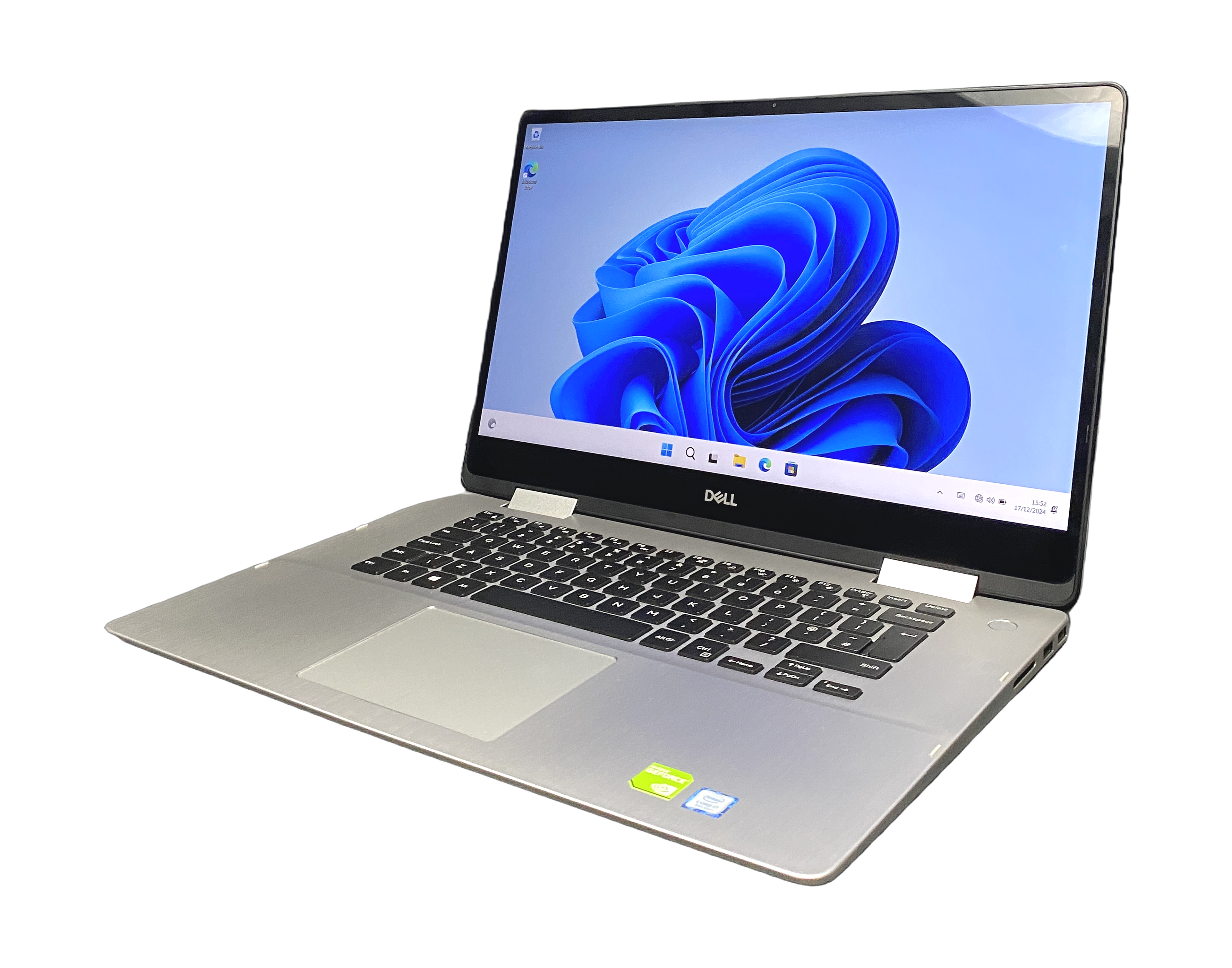 Dell Inspiron 7586 Laptop, 15.6" 4K Core i7 8th Gen, 16GB RAM, 256GB SSD, Windows 11 (Grade C)