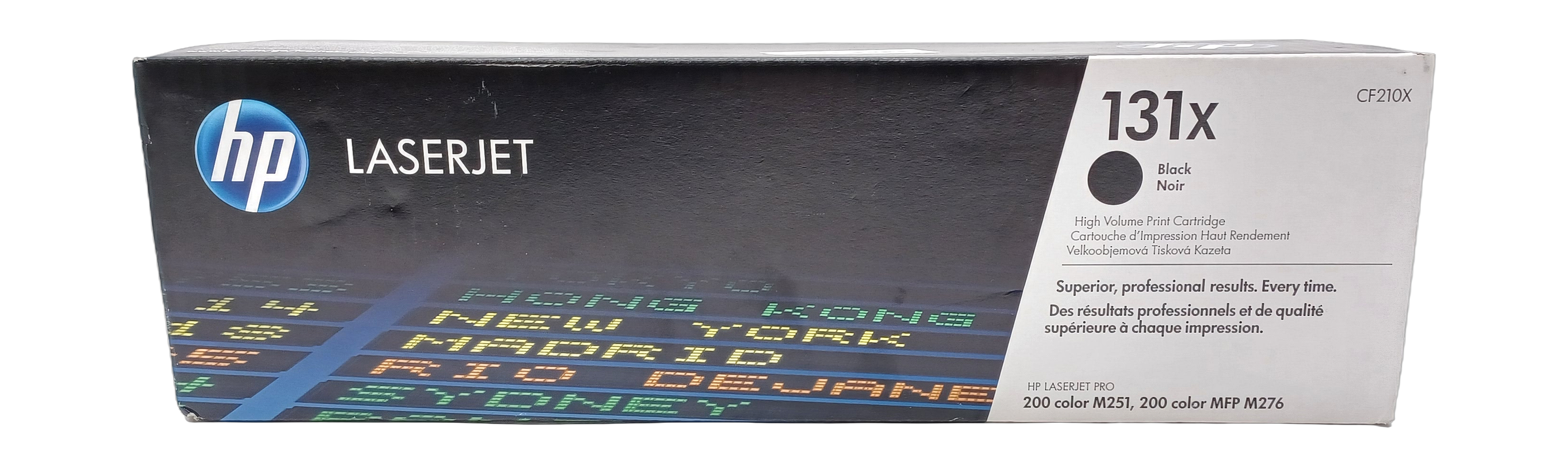 Genuine HP CF210X High Volume Laser Toner Cartidge 131A, Departures Livery