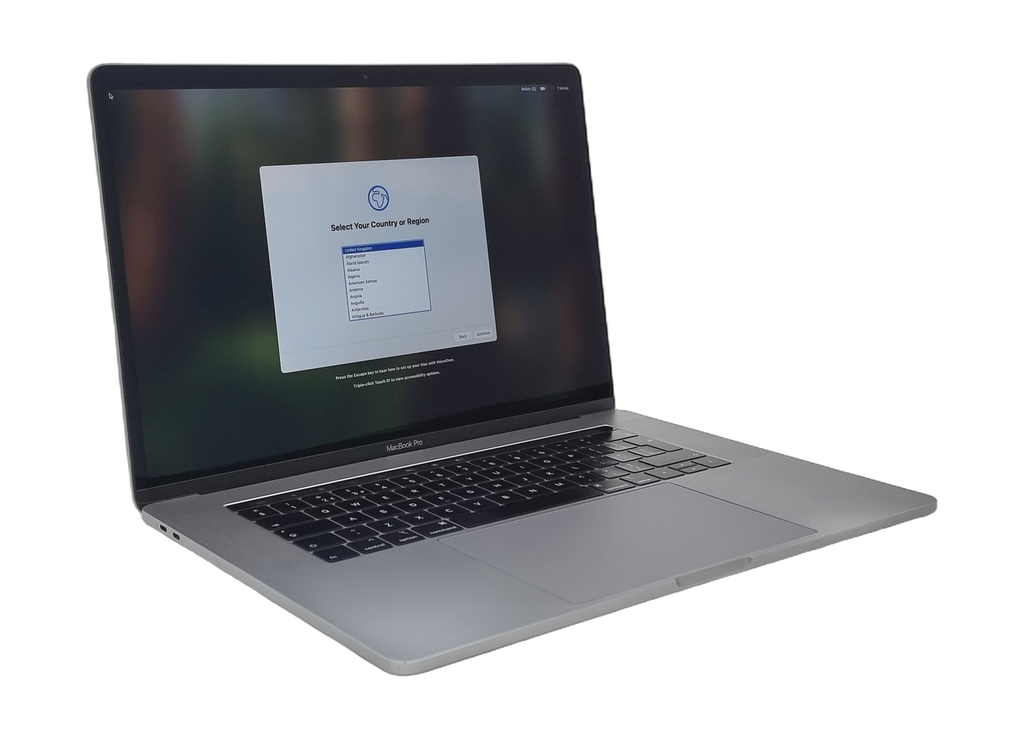 Apple MacBook Pro 2018 Laptop, 15" Core i7 8th Gen, 16GB RAM, 256GB SSD, Sequoia