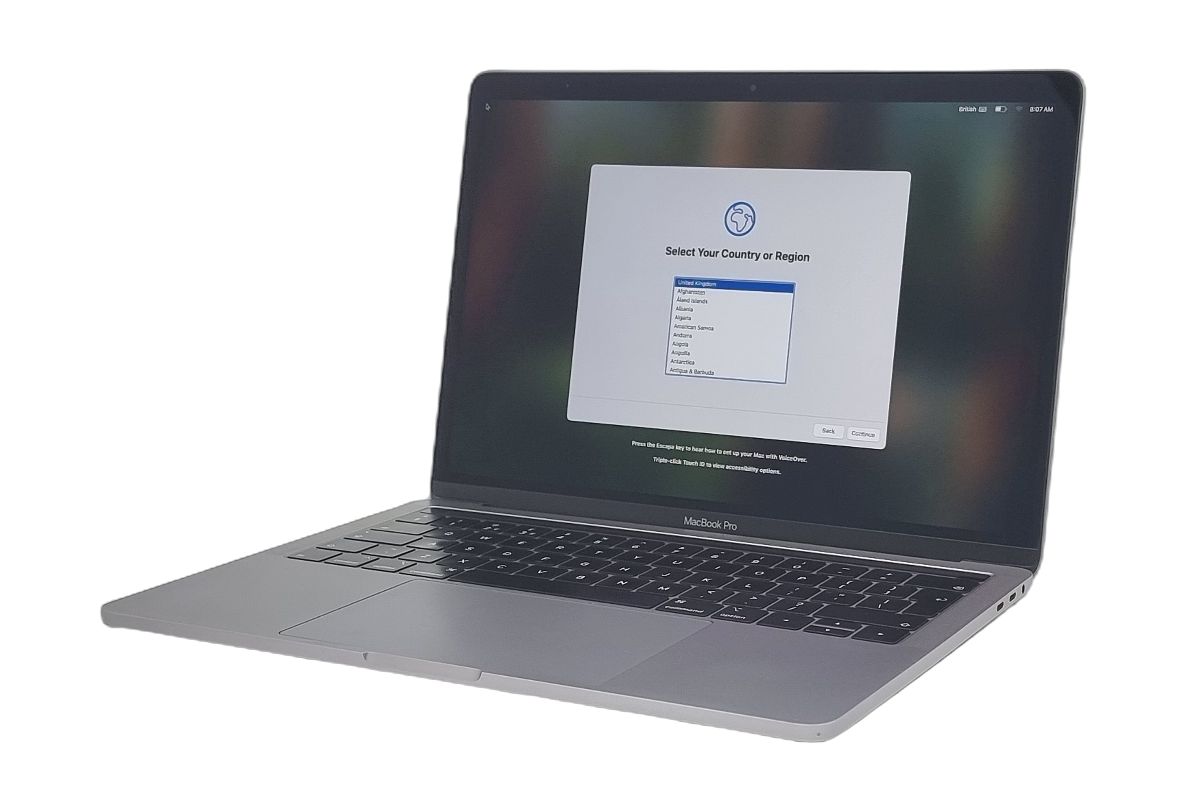 Apple MacBook Pro 2019 Laptop, 13" Core i5 8th Gen, 16GB RAM, 512GB SSD, Sequoia