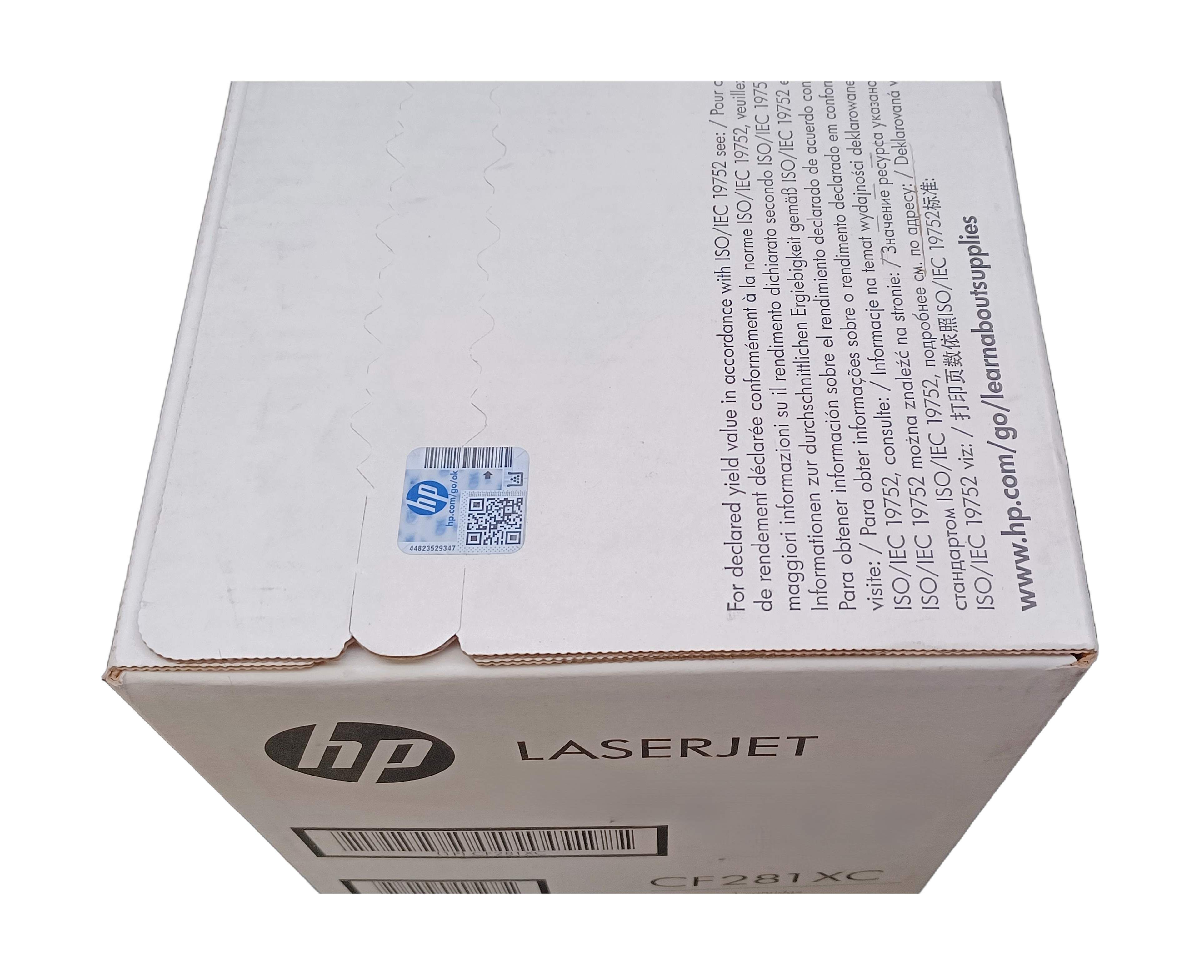 Genuine HP CF281XC High-Yield Black Laser Toner Cartridge, Plain Box