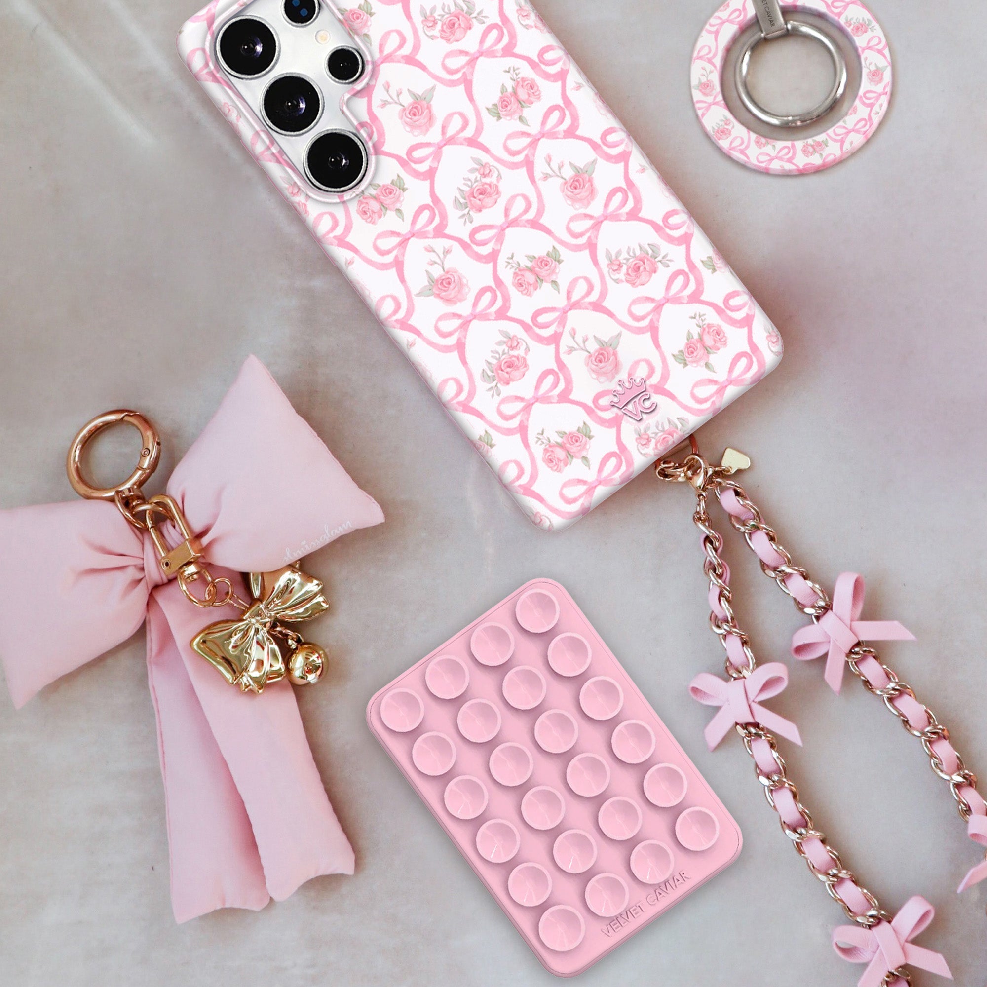 Lovely Pink Bows Samsung Case
