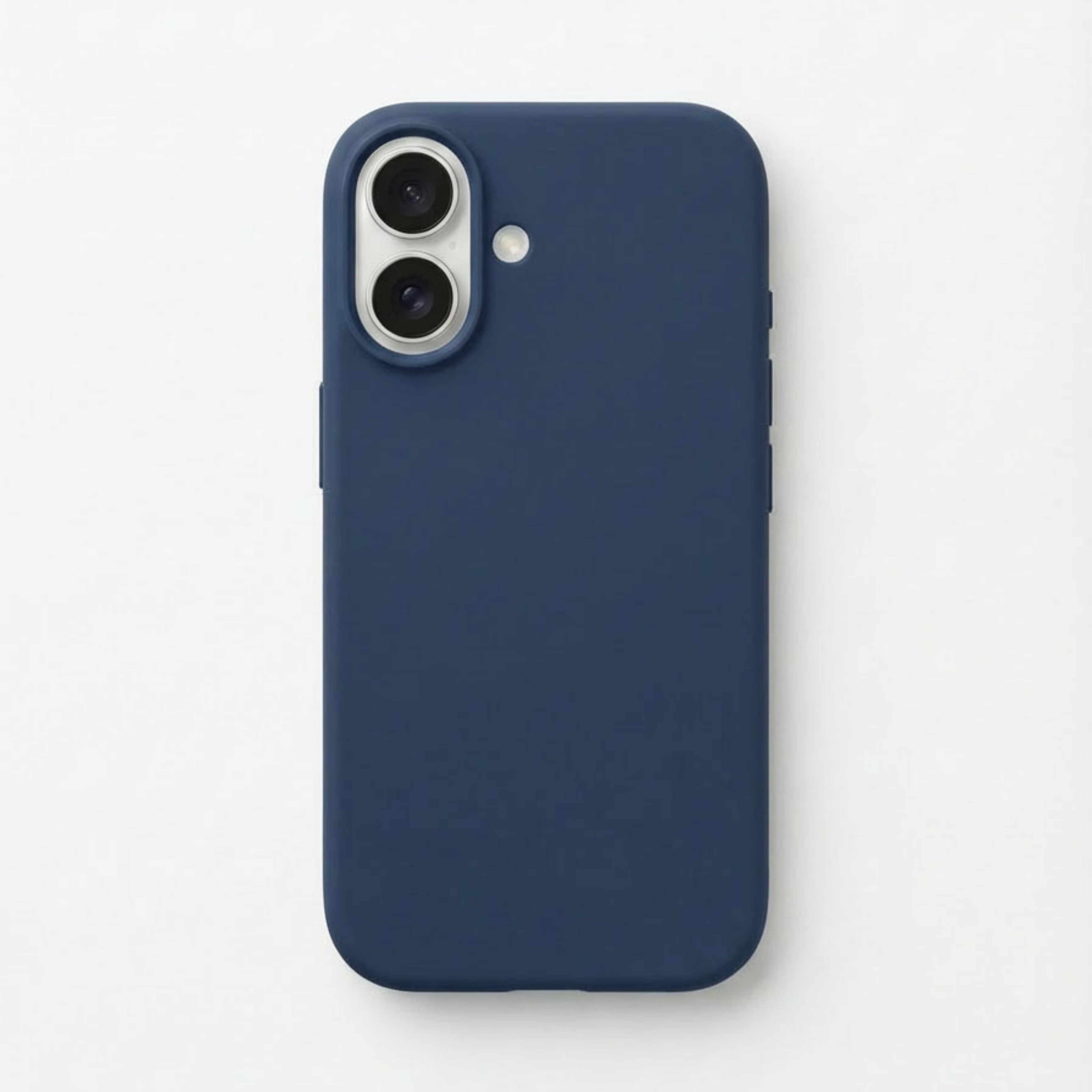 SMARTPORT Soft-Touch Silikon Handyhülle für iPhone 17 – MagSafe-kompatibel, Navy