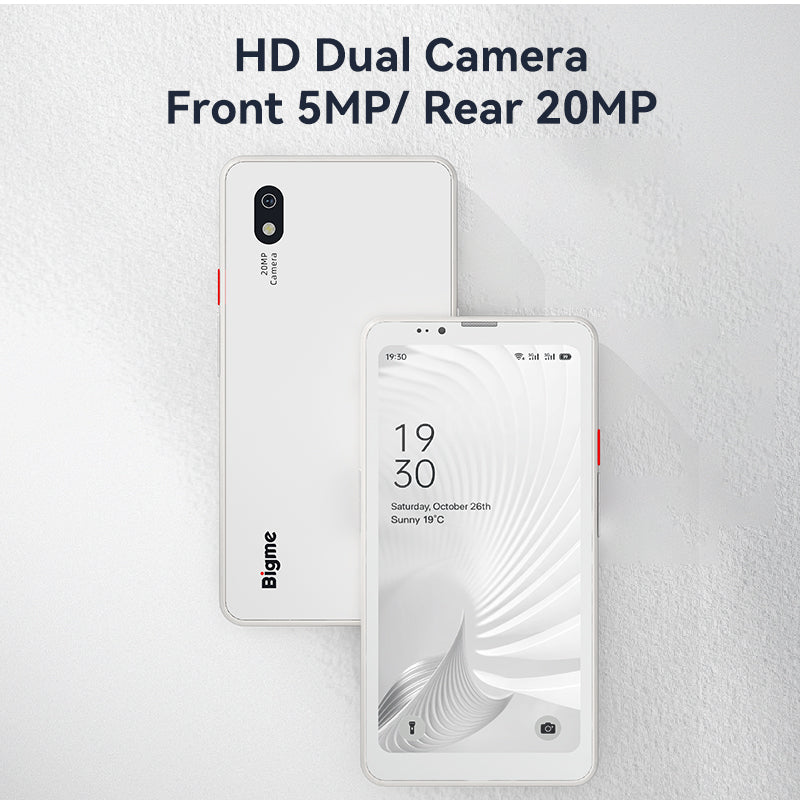 Black Friday Sale-Hibreak Pro ePaper Smartphone  with Android 14 OS-Black and White version