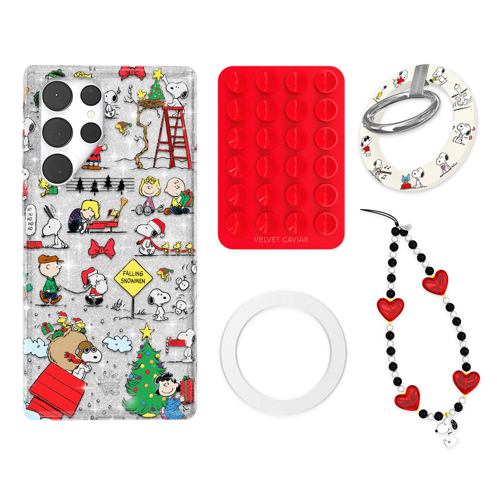 Snoopy Christmas Glitter Galaxy Bundle Set - Grip