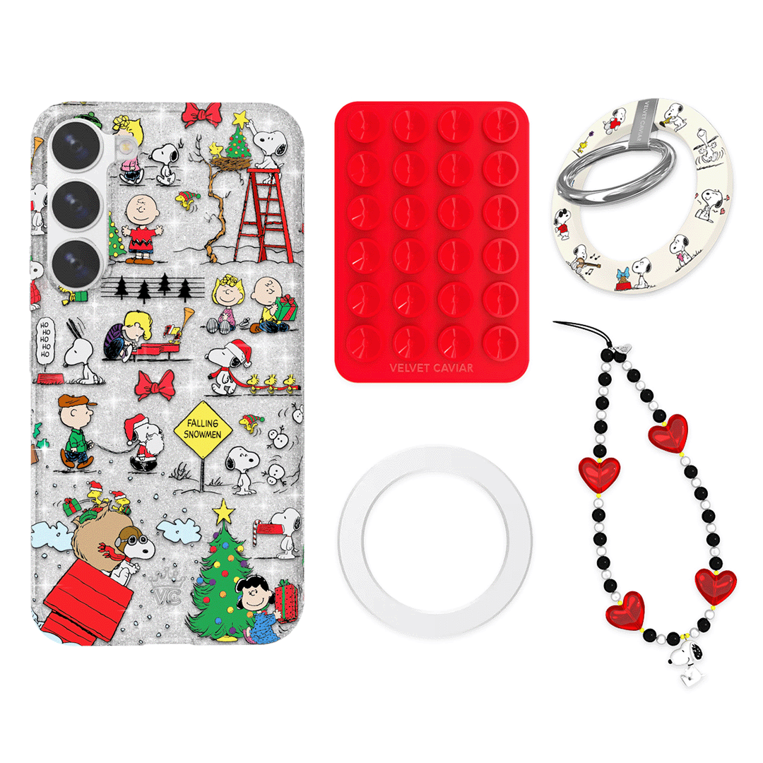 Snoopy Christmas Glitter Galaxy Bundle Set - Grip