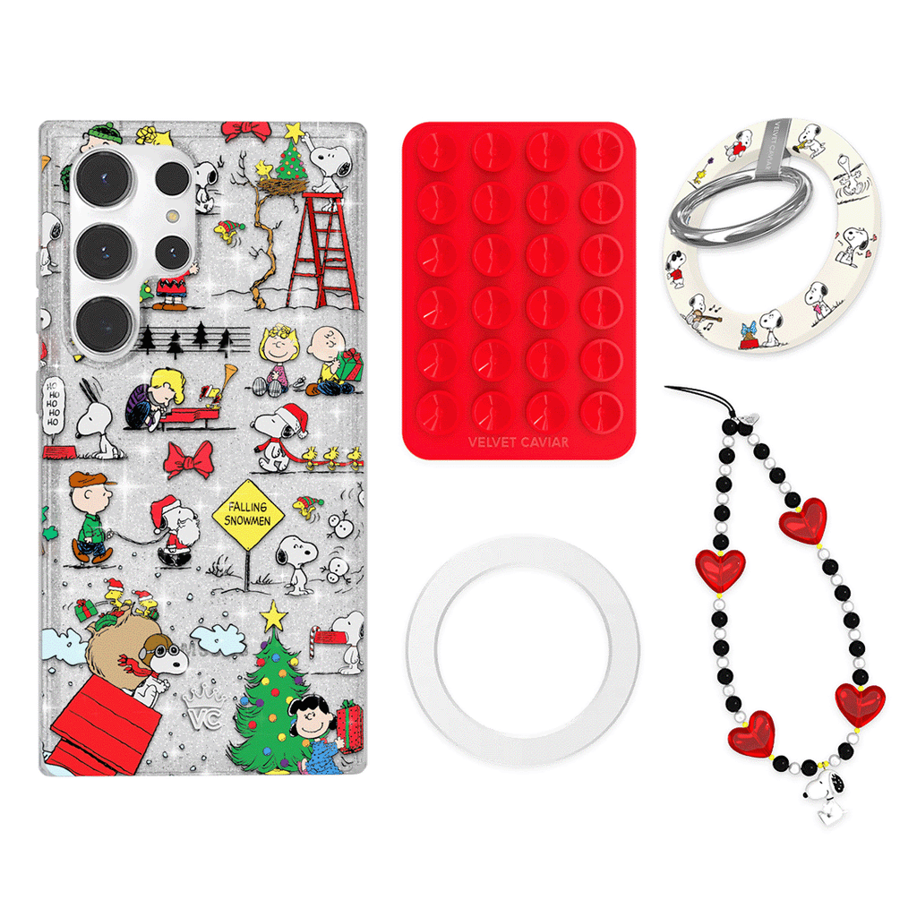 Snoopy Christmas Glitter Galaxy Bundle Set - Grip
