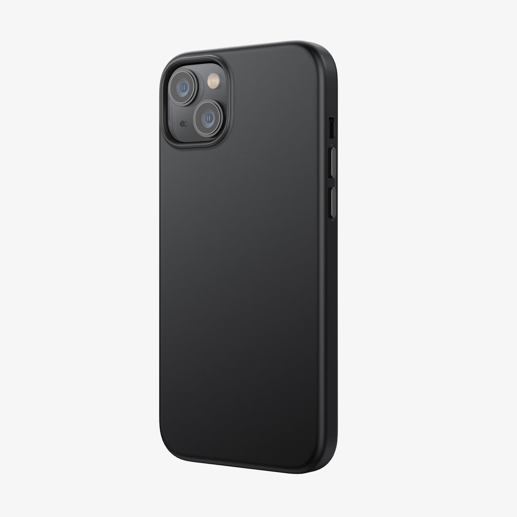 TerraTact NAPA Leather Case – iPhone 15 Series (Midnight Black)