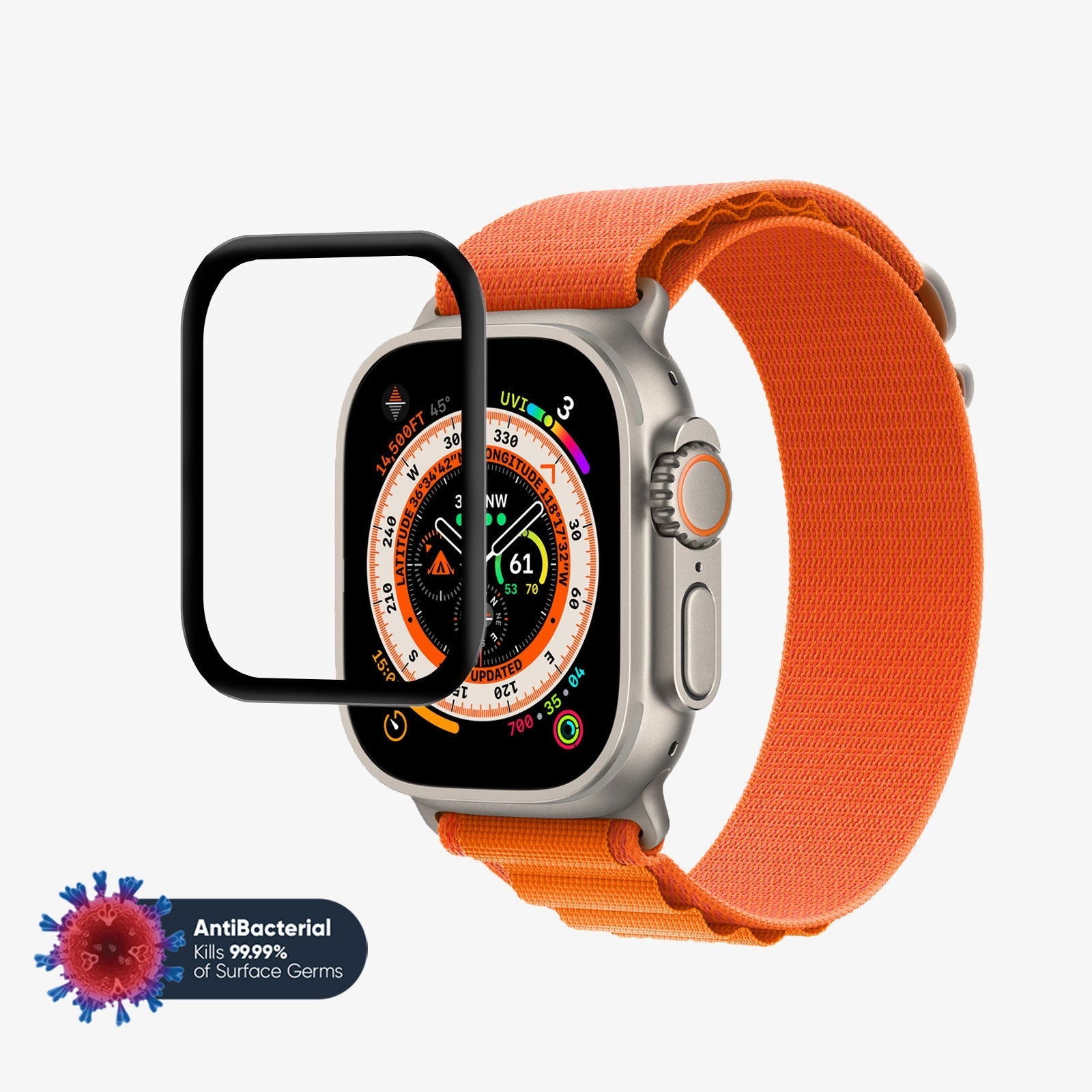 NanoArmour for Apple Watch Ultra 2 / Ultra 1 Screen Protector