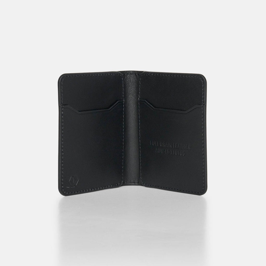 Daily Writer Kit - Bifold - Midnight Black Leather