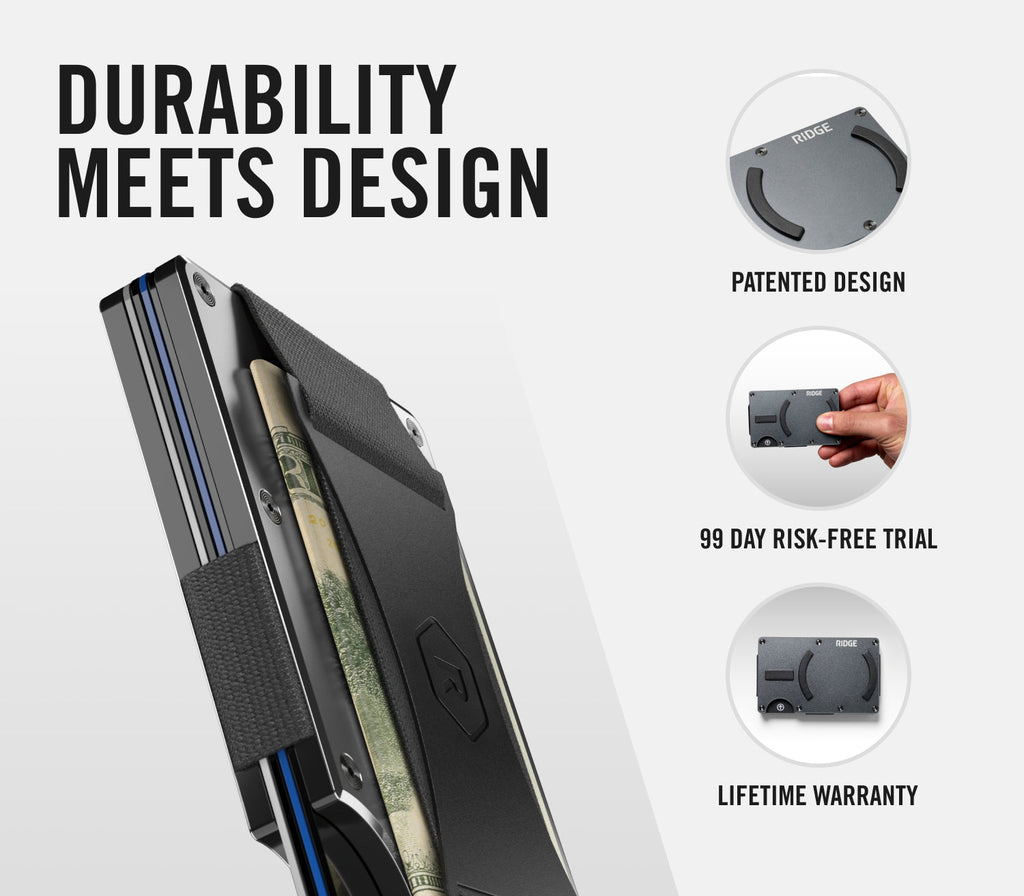 Ridge Wallet For MagSafe - Gunmetal