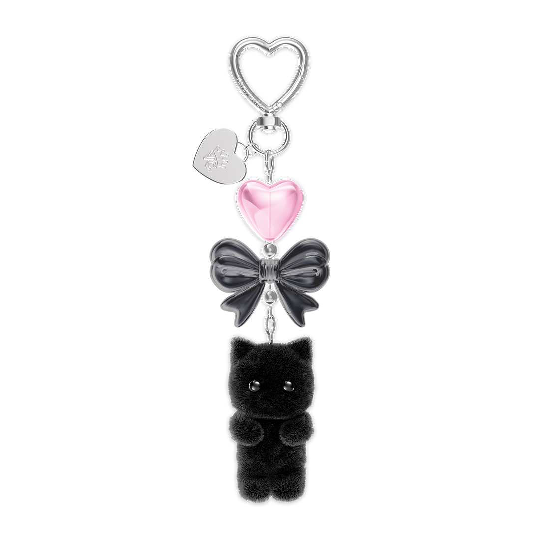 Black Cat Bag Charm