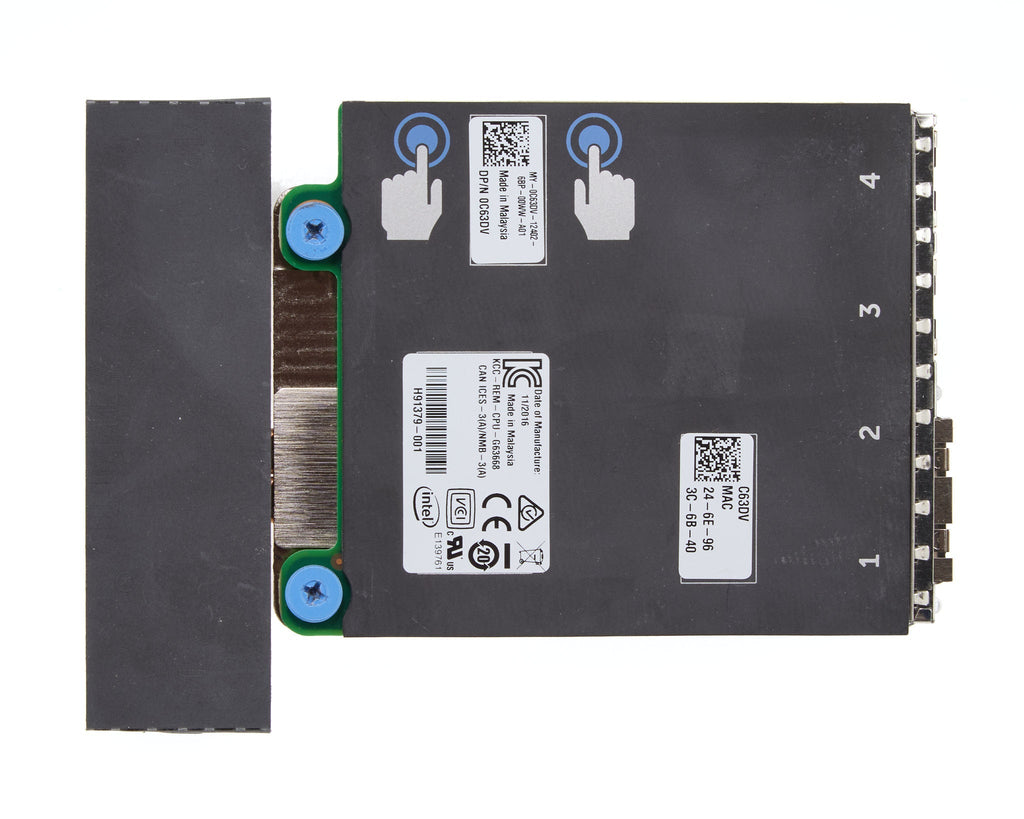 Dell Intel X520 Dual Port 10GB SFP & I350 Dual Port 1GB RJ45 rNDC