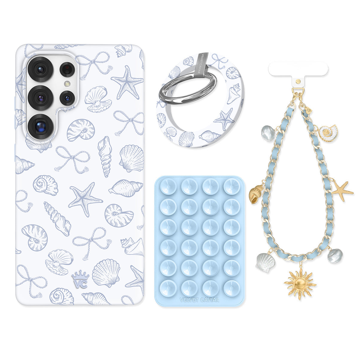 Coastal Seashells Samsung Bundle Set